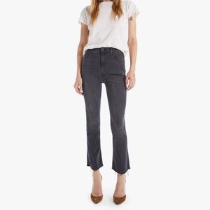 MOTHER denim size 26 (fits like 25) high waisted grey wide leg